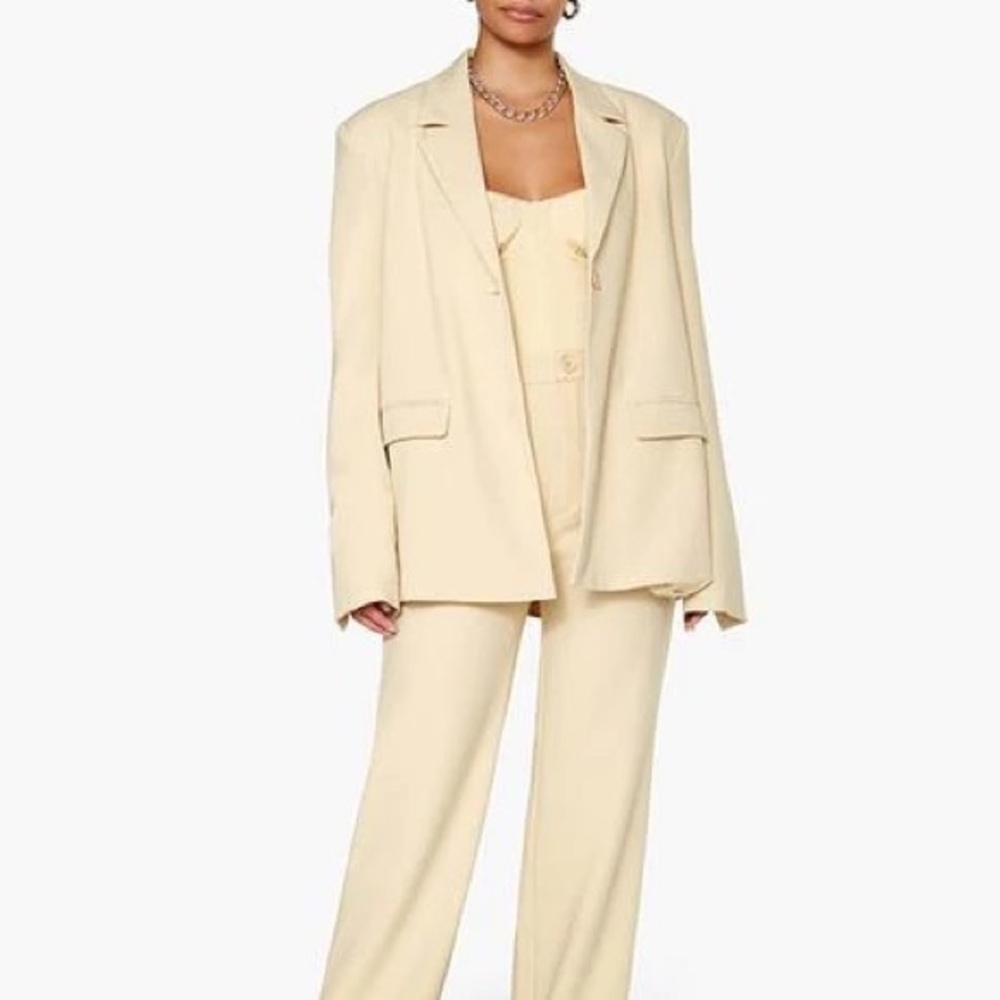 WeWoreWhat Stretch Herringbone Twill Blazer